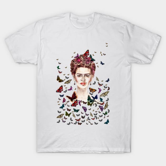 Frida Kahlo - Mexico T-Shirt by notsniwart